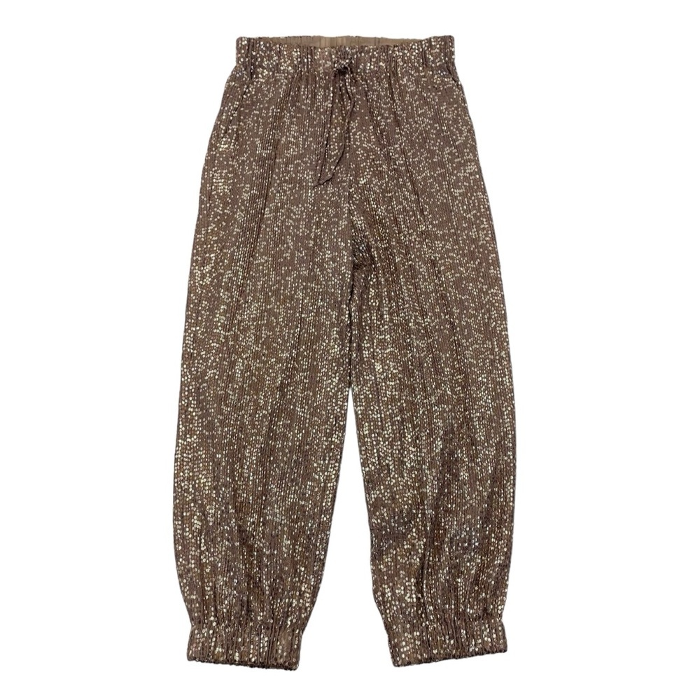 St. John Couture Pants Silk 6 Taupe